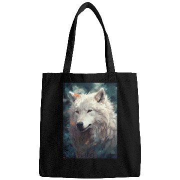 Discover white wolf Bags