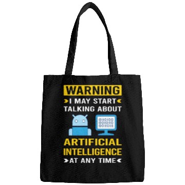 Discover Warning Artificial Intelligence AI Bags