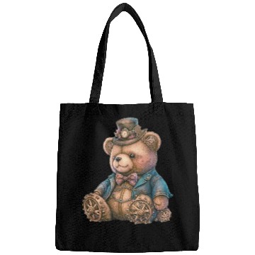 Discover Steampunk Vintage Teddy Bear Bags