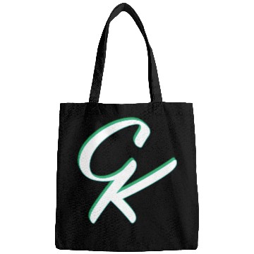 Discover CK ligature white green Bags