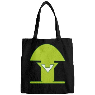 Discover psy logo watching mushroom green Bags