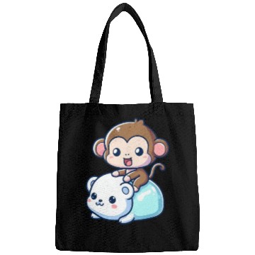 Discover Polar Bear Cute Monkey Companion Bags