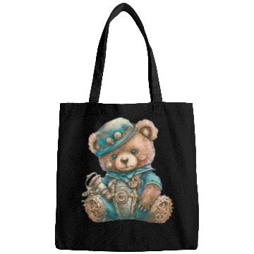 Discover Steampunk Vintage Teddy Bear Bags
