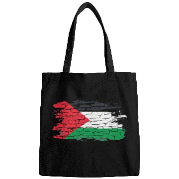 Discover Palestine Flag Graffiti Art Bags