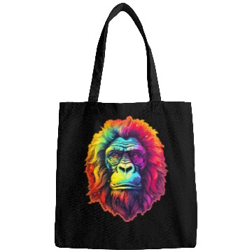 Discover Gorilla Chic in Vibrant Psychedelic Zoo Bags