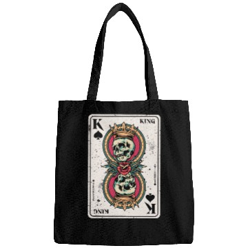 Discover King on Spades Horror Halloween Card Game Creepy Bags