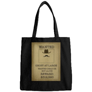 Discover WANTED ghost poster Bags