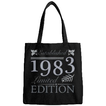 Discover Established 1983 40th Birthday Bags