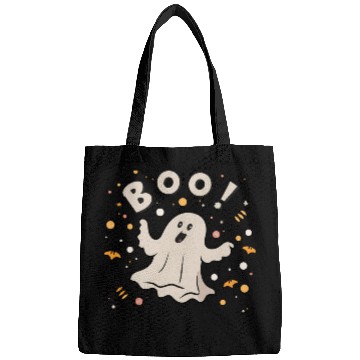 Discover Halloween Cute Ghost Funny Boot Scootin Spooky Bags