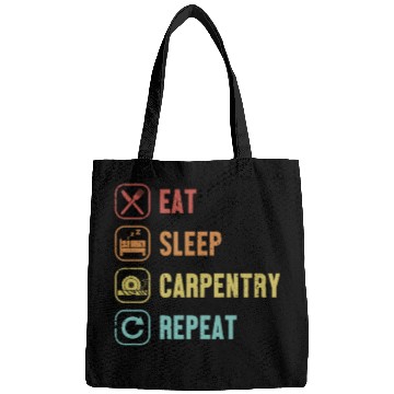 Discover Eat Sleep Carpentry Repeat Cabinetmaker Bags