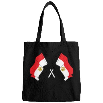 Discover Two Egypt flags Bags