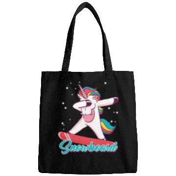 Discover Snowboard Girls Snowboarding Unicorn Bags