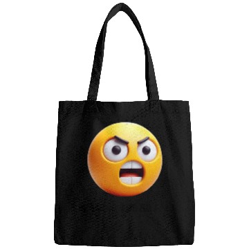 Discover Angry Shouting Face Bags