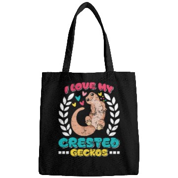 Discover Reptile Lover Lizard Collector Crestie Crested Bags