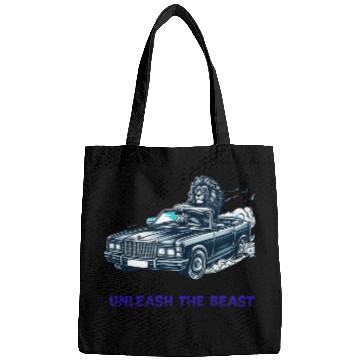 Discover Lion Driving Cool Car Bags