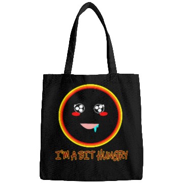 Discover Hungry Black Hole Cute Kawaii Doodle Illustration Bags