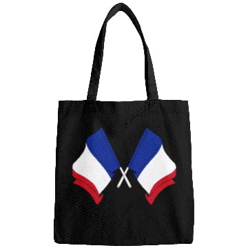 Discover Crossed two flags France Bags
