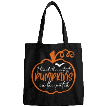 Discover Cutest Halloween Pumpkin Patch Teacher Fun Design Bags