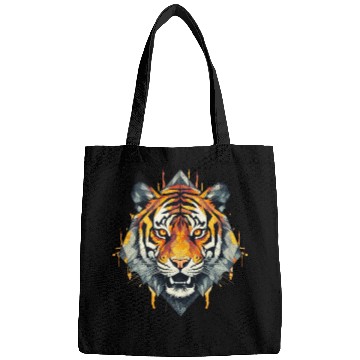 Discover Geometric Tiger Bags