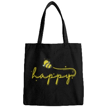 Discover Happy Bee Animals Nature Beekeeper Bags