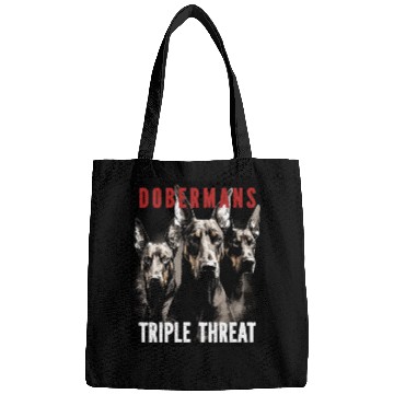 Discover Dobermans Triple Threat - Doberman Lover Bags