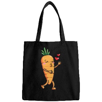 Discover Carrot Emoticon Vegetable Vegan Vegetarian Bags
