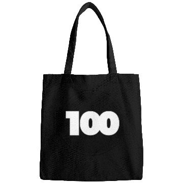 Discover Number 100 Black & White Bags