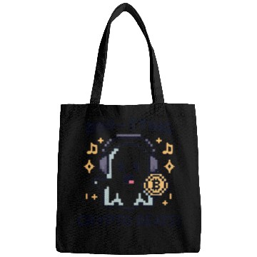 Discover Quirky 8-Bit Ghost with Crypto Beats - Halloween Bags