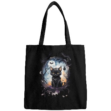 Discover "Bat-Kissed Kitten" Bags