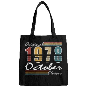 Discover 1978 vintage birthday year of birth 1978 gift Bags