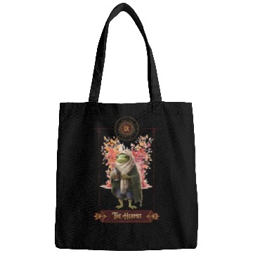 Discover "The Hermit" Frog Tarot Card Bags
