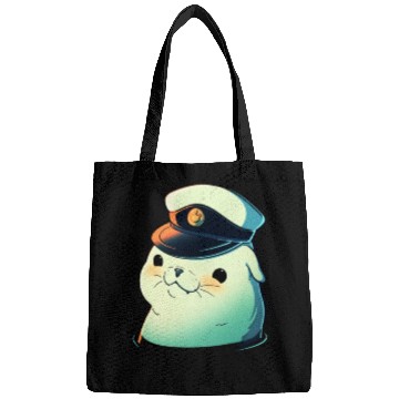 Discover Seal Sailor Cap Boat Captain Cap Boating Seal Bags