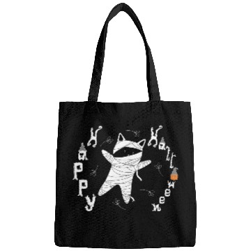 Discover Halloween Cat Mummy For Cat Lover Bags