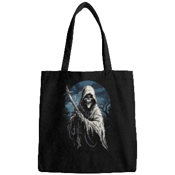 Discover Spooky Halloween Grim Reaper Bags