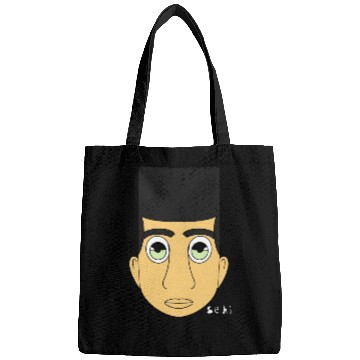 Discover Seki character face Bags