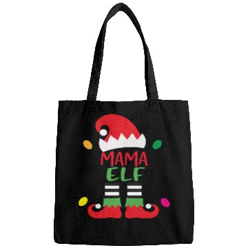 Discover Merry Christmas mama elf Bags