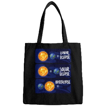 Discover Lunar Eclipse Solar Apocalypse Astrology Science Bags
