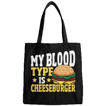 Discover Hamburger Cheese My Blood Type Is Cheeseburger Bags