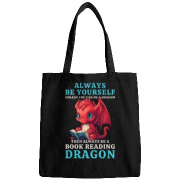 Discover "Always Be Yourself" - Book Reading Red Dragon Bags