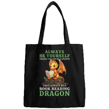 Discover "Always Be Yourself" - Book Reading Yellow Dragon Bags