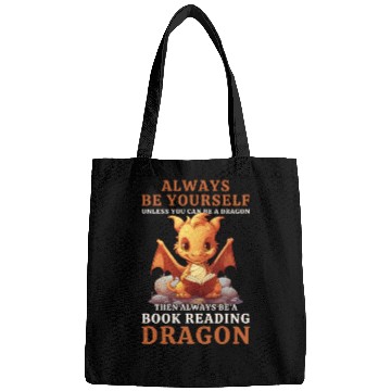 Discover "Always Be Yourself" - Book Reading Yellow Dragon Bags