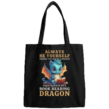 Discover "Always Be Yourself" - Book Reading Blue Dragon Bags