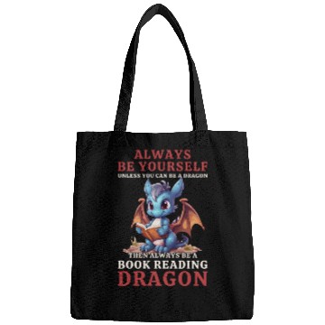 Discover "Always Be Yourself" - Book Reading Blue Dragon Bags