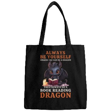 Discover "Always Be Yourself" - Book Reading Black Dragon Bags