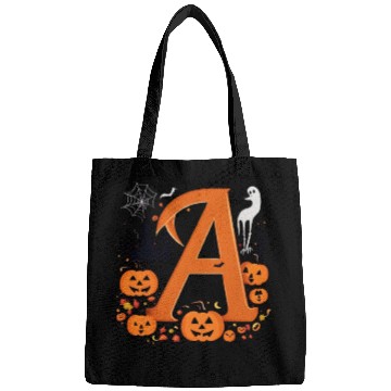 Discover pumpkin with letter A Bags