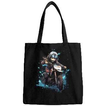 Discover Dirt Bike Anime Girl Ice Racing Motorcycle Ice Bags