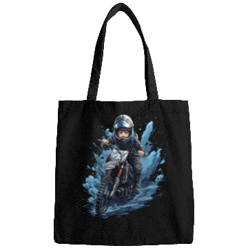 Discover Dirt Bike Anime Ice Racing Motorcycle Ice Racer Bags