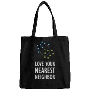 Discover Machine Learning Nearest Neighbor Algorithm AI Art Bags