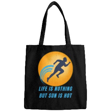 Discover Sun is Hot printed Design Bags