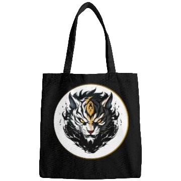 Discover Fierce Tiger Anime Bags